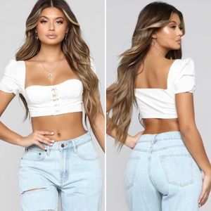 milk maid crop top 🥛✨